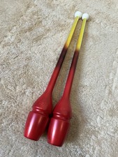 Sasaki Rhythmic gymnastics Clubs MJ-38H 36cm Brand New w/Fresh Airbrush Design