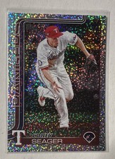 2025 Corey Seager Topps Series 1 Celebration  #281 Confetti Foilboard Rangers 