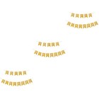  Set of 3 Streudeko Geburtstag Wiederverwendbares Geburtstagsbanner