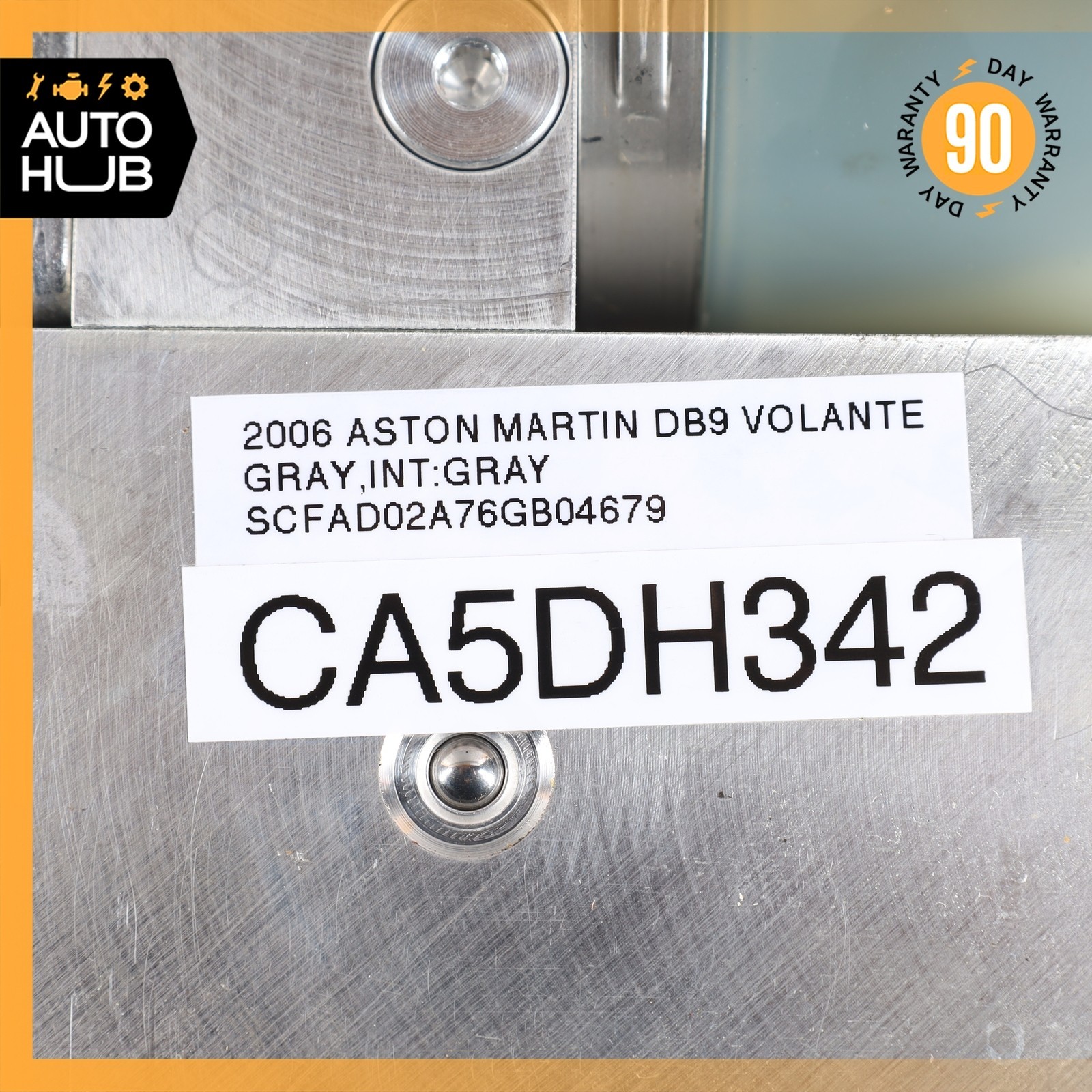 05-12 Aston Martin DB9 Convertible Top Hydraulic Pump Motor 4G439G803AD OEM 34k