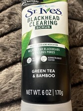 St. Ives Blackhead Clearing Face Scrub Clears Blackheads  Unclogs Pores 6 oz
