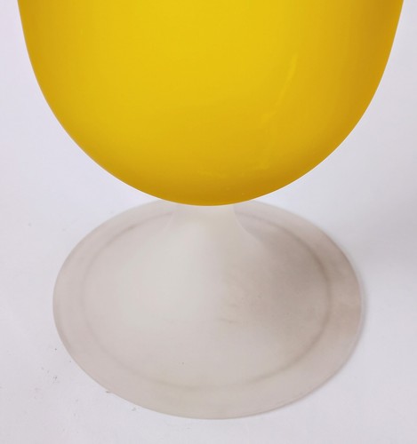 Empoli, Tall Vintage Italian Satinato Glass Jar & Cover - Bild 5 von 13