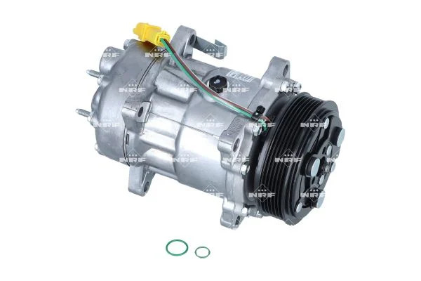 Air Con Compressor fits CITROEN C8 2.0D 2.2D 2002 on AC Conditioning NRF 6453CR