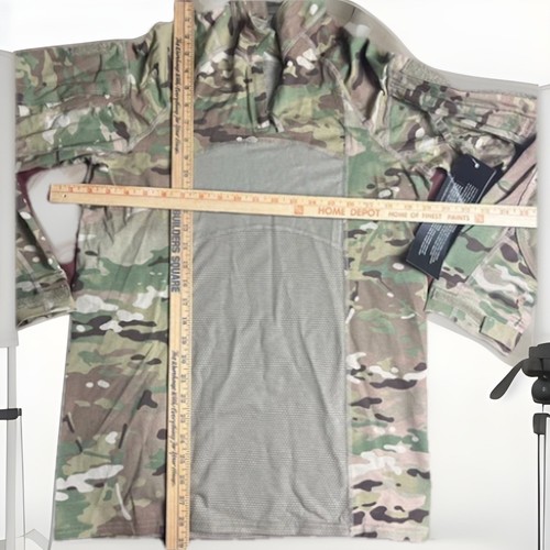 ARMY Combat Shirt 1/4 Zip Advanced OCP Camo Flame Resistant New Sz-(m) - Bild 10 von 10