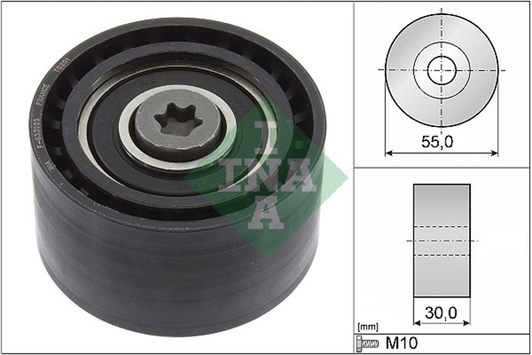 Schaeffler INA Umlenkrolle Zahnriemen 532 0874 10 FüR Ford Life Vivaro Combo P17-image