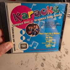 Karaoke Compact Disc Graphics Sing-Along CD Sampler RadioShack