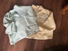 Primark 2 x Fleece Long Sleeve Relaxed Fit pop Over Tops womens Sz M/L