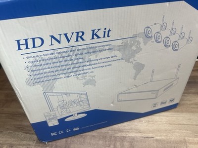 NEW Open Box 8 Channel HD NVR Kit , 4 Hd Cameras, All Cables, Receiver & Acc