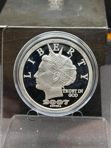 NORFED $20 - Rare 2006/2007 Double Date ~1 Oz Proof .999 Silver Encapsulated (A)