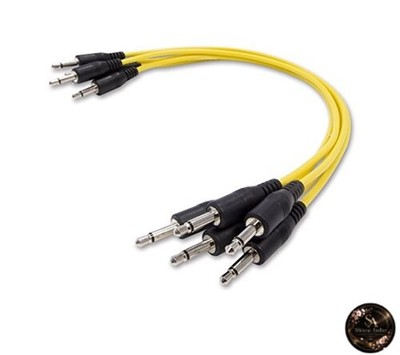 KORG MS-CABLE-YL 5-teiliges gelbes Patchkabel-Set