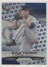 2015 Panini Prizm Jackie Robinson Prizm 15/42 Buck Farmer #186 fs9