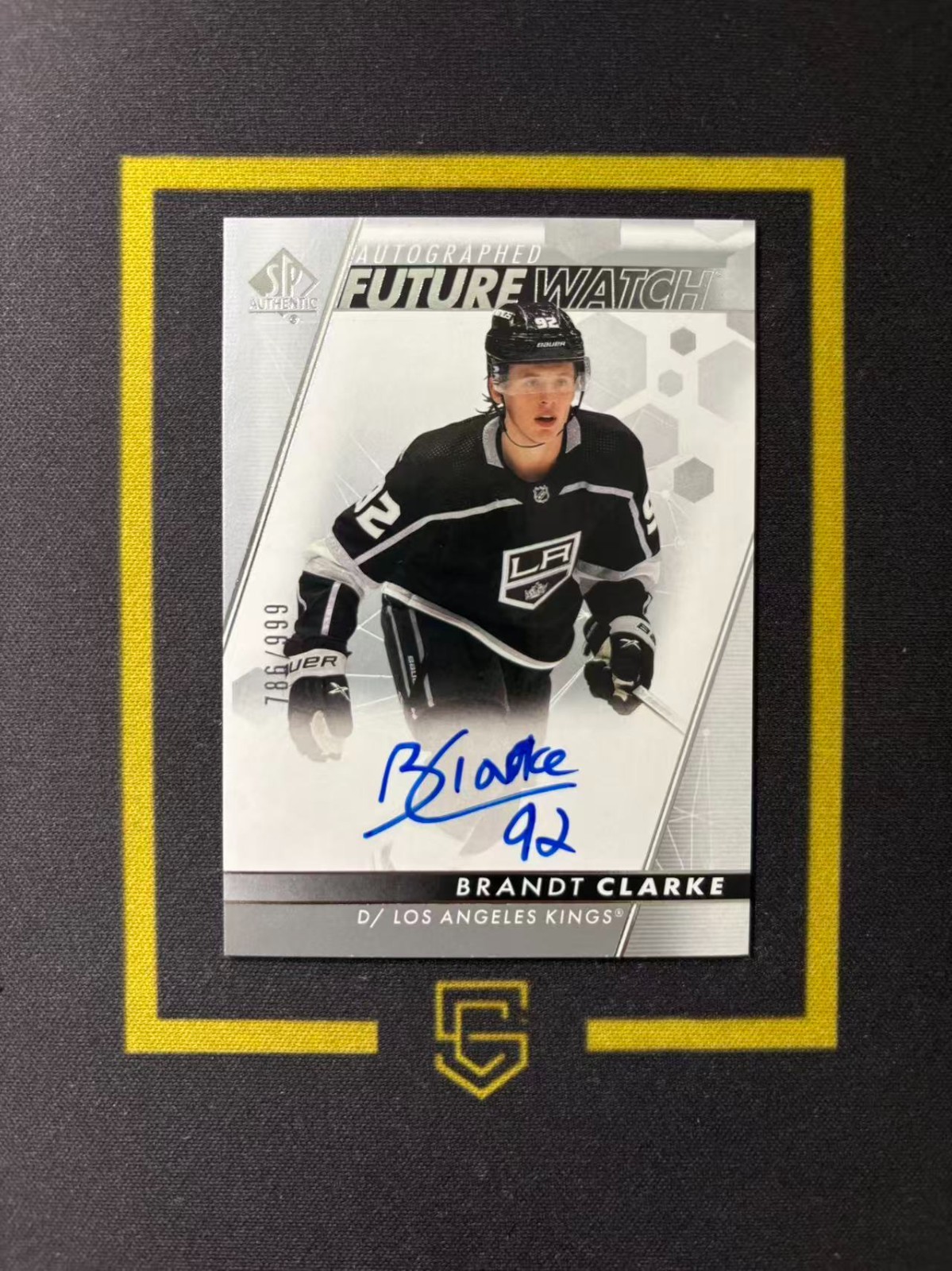 2022-23 SP Authentic Future Watch Auto /999 Brandt Clarke FCOG