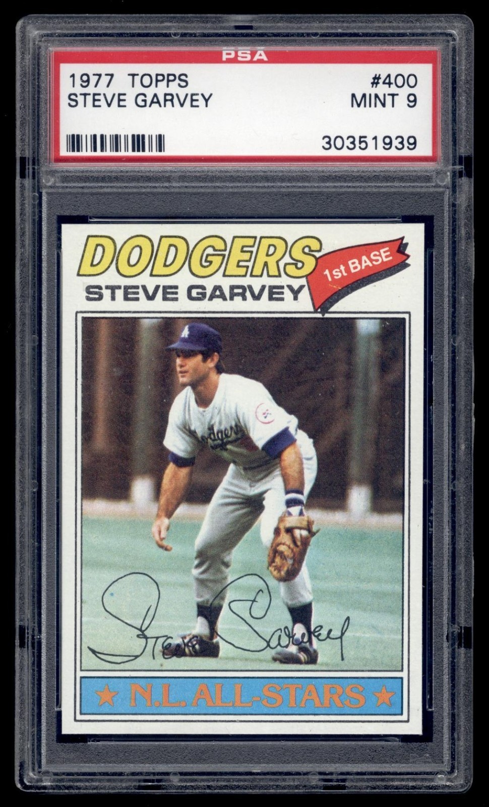 1977 Topps #400 Steve Garvey PSA 9 MINT