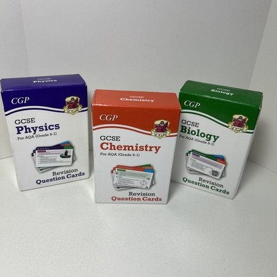 AQA GCSE 9-1 All 3 Separate Science Revision Cards KS4