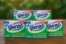 "Sal de Uvas Picot Antacid Effervescent Powder 0.17 Oz, 8 Count Pack of 5