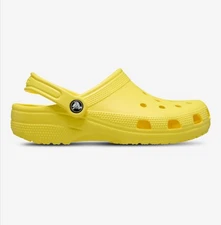 Original Crocs Classic Clog -  Yellow - Women W7 / Men M5 - Brand New