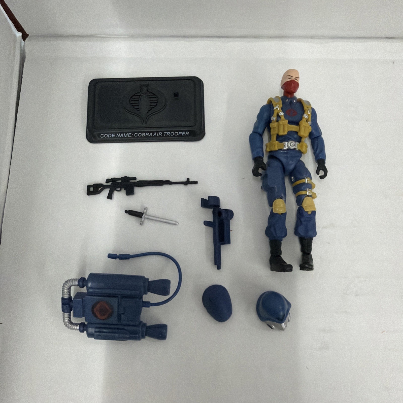 2007 Gi Joe 25Th Anniversary Cobra Air Trooper V1 Loose Complete Figure