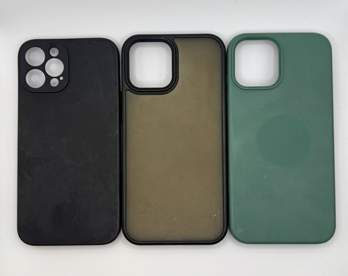Lot of 3 Phone Cases Fit Apple iPhone 12 Pro Max I Phone Case Lot Used