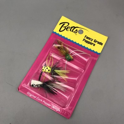 Betts Poppers P3-P Panfish Popper 3pk Brand New