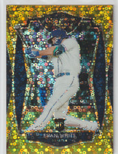 2021 Panini Select Evan White Rookie Premier Level Gold Disco #02/10