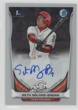 2014 Bowman Prospect Auto Chrome Seth Mejias-Brean #BCAP-SMB Auto z1r