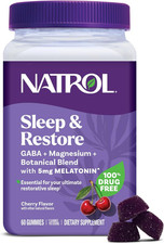 Natrol Sleep  Restore Magnesium Glycinate Blend Gummies with Melatonin 5Mg - Ca