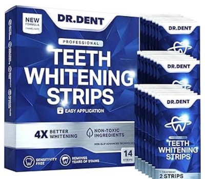 DRDENT Professionelle Zahnaufhellungsstreifen   Packung mit 44 Streifen