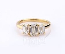 Anello in oro 14 KT con diamanti 2,20 CT