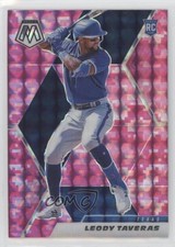 2021 Panini Mosaic Rookie Pink Camo Mosaic Prizm Leody Taveras #219 0c7d