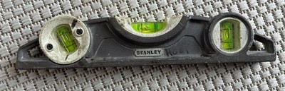 Vintage Stanley 9 3/4  Magnetic Torpedo Level #43-6091 Fat Max Extreme