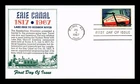 US COVER ERIE CANAL 150TH ANNIVERSARY FIRST DAY ISSUE KHOL KRAFT