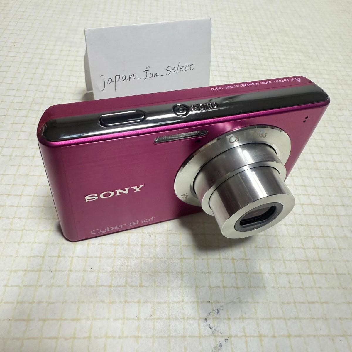 SONY CyberShot DSC-W550 (良品） Sony Cyber Shot DSC-W550 Pink Digital Camera 14.1MP 4x Zoom