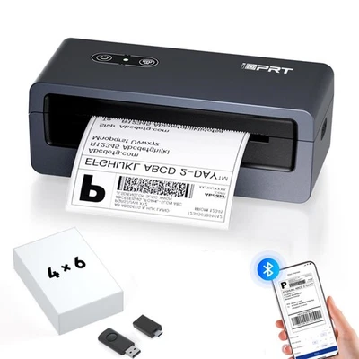 Impresora de etiquetas de envío iDPRT SP460BT 4X6 Bluetooth impresoras térmicas envío de eBay Foto 1 de 4