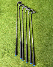 TaylorMade Qi Left-Handed Iron Set 6 Clubs Steel Shafts Stiff Flex