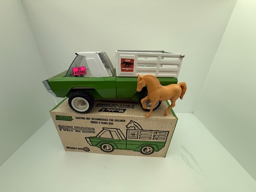 Buddy L Pony Xpress Farm Truck – Camion Ferme Avec Remorque Chevaux, Vintage 1960's