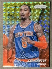 2014-15 Panini Prizm J.R. Smith #143 Yellow & Red Mosaic Prizm Parallel
