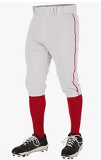 Champro Youth White With Scarlet Piping Knicker Baseball Pant NWT Ships Free