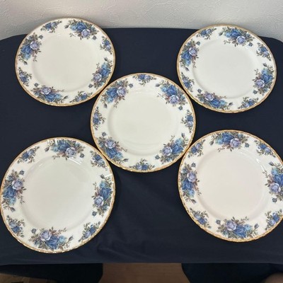 Royal Albert Moonlight Rose Teller 5er Set Bone China 7,8 Zoll/20 cm Geschirr