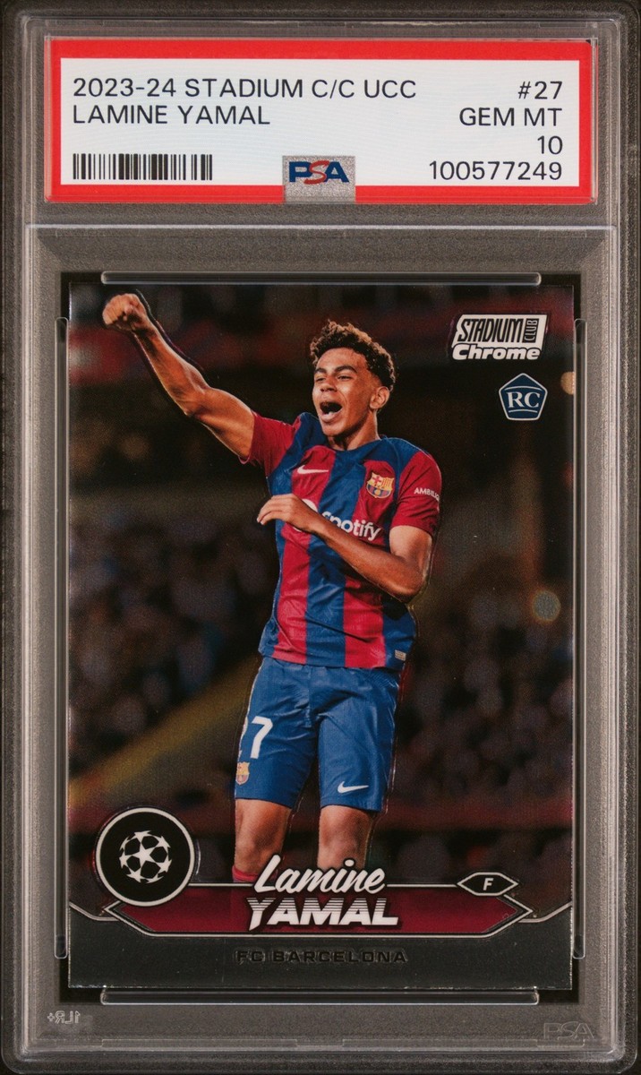 2023-24 TOPPS STADIUM CLUB CHROME UEFA CLUB COMPETITIONS LAMINE
