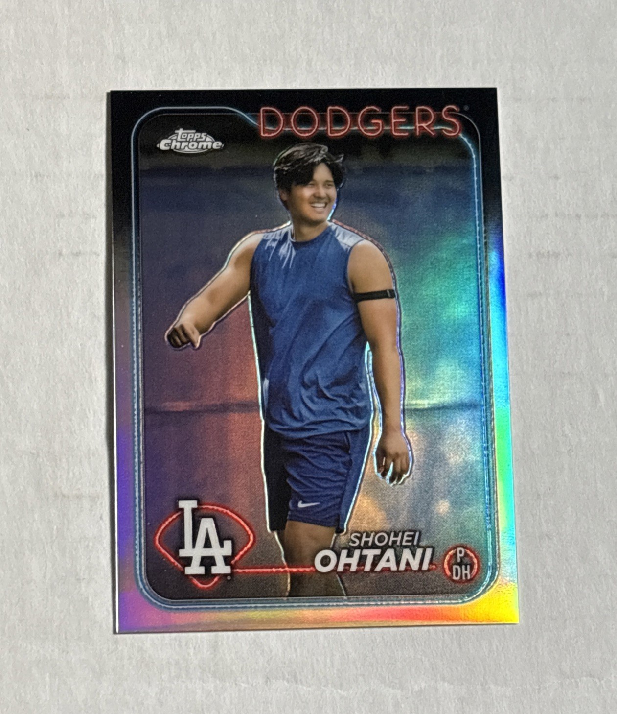 Shohei Ohtani Image Variation 2024 Topps Chrome Refractor SP #1