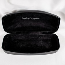 SALVATORE FERRAGAMO Men Vintage Sunglasses Black Empty Case