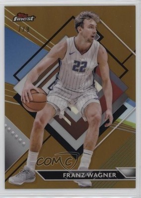 2023-24 Topps Finest Rare Gold Refractor 7/8 Franz Wagner #237 5i3