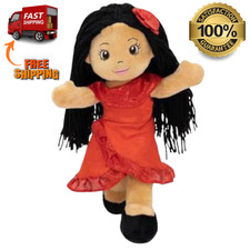 Playtime by Eimmie Julie Salsa Dancer Rag Doll Soft Plush Kids Gift Doll 14 Inch