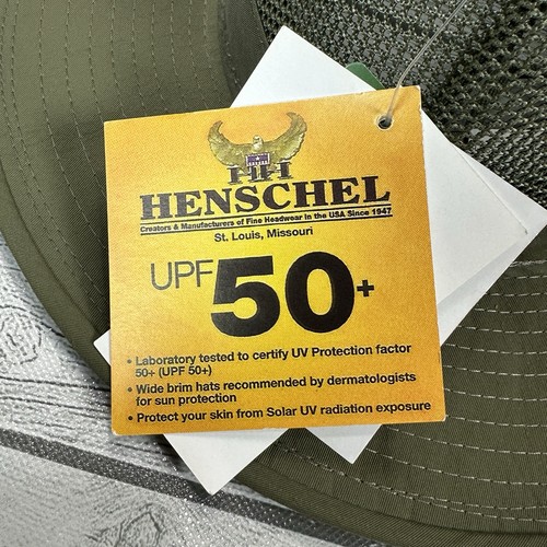 Henschel Hats Medium Aussie Green Breezer Nylon Mesh Hat UPF 50+ Made in USA - Picture 3 of 12