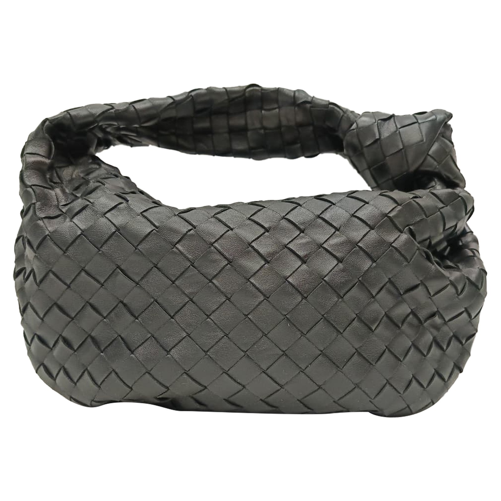 Bottega Veneta Teen Jodie Shoulder Bag In Lamb Leather Women Grey One Size
