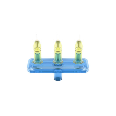Mesoram 3-Wege Linear Multi-Injektor mit Nadeln 30G x 4mm | Mesotherapie | 1 Stück