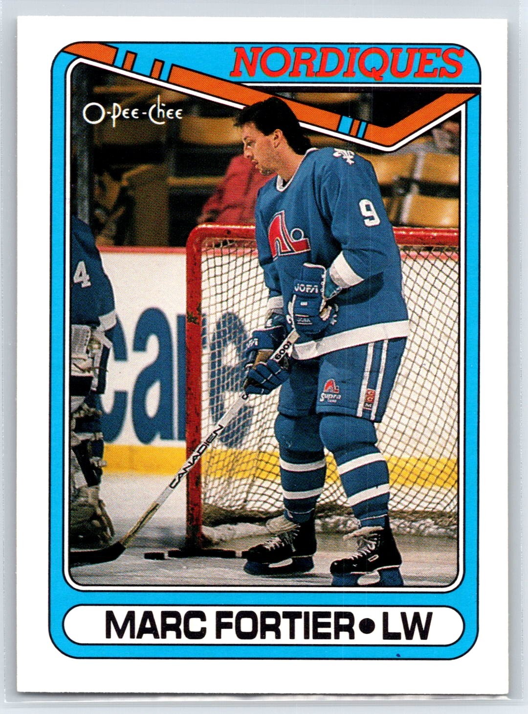 1990-91 O-Pee-Chee Marc Fortier Quebec Nordiques #176