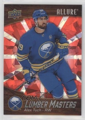 2023-24 Upper Deck Allure Lumber Masters Red 73/99 Alex Tuch #LM-5 13og