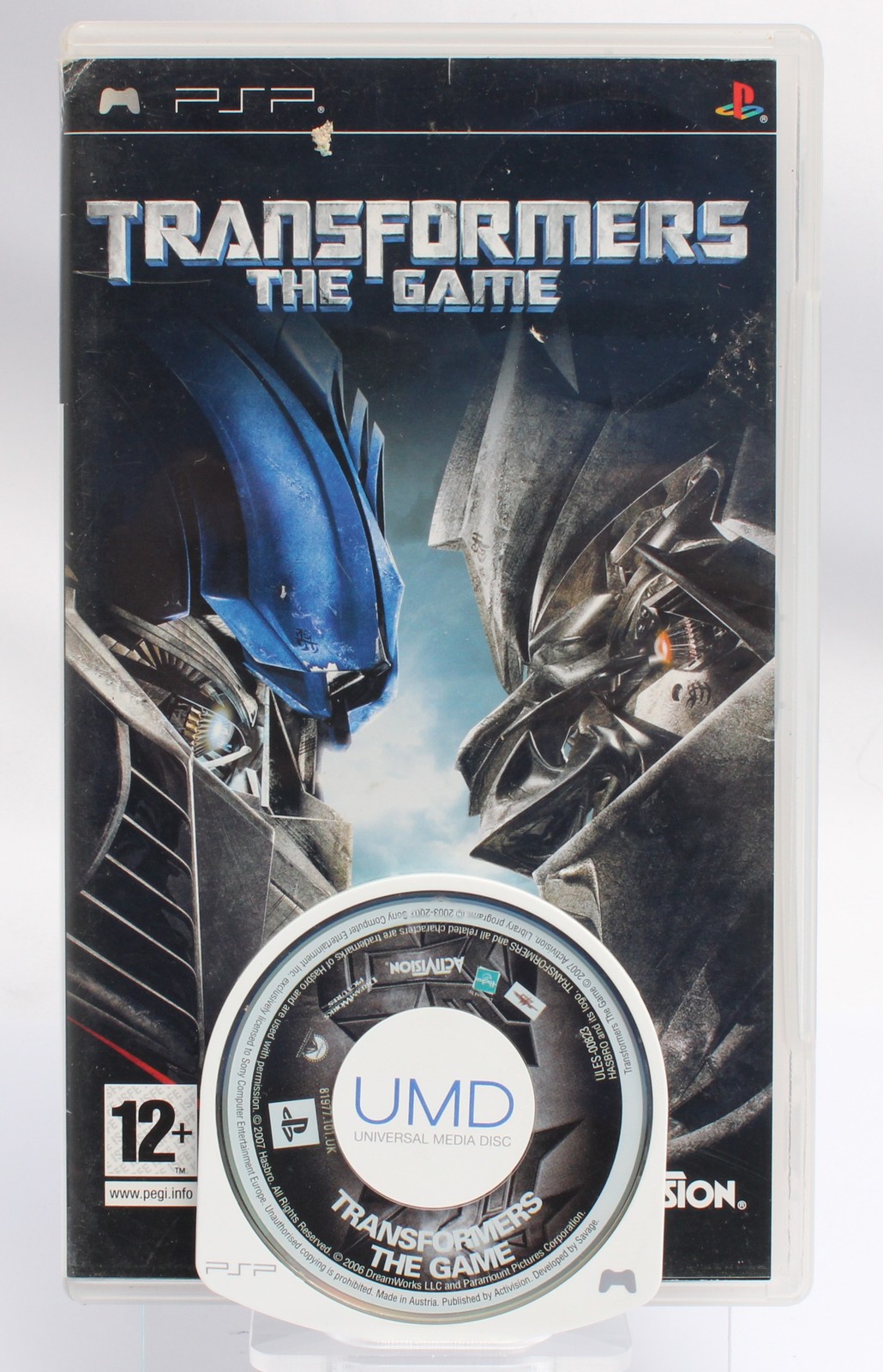 Transformers The Game Sony PlayStation PSP Video Game (G)