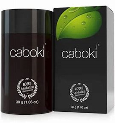 Caboki Hair Fibers 30g Bottle - Black, Dark Brown, Med Brown, Light Brown